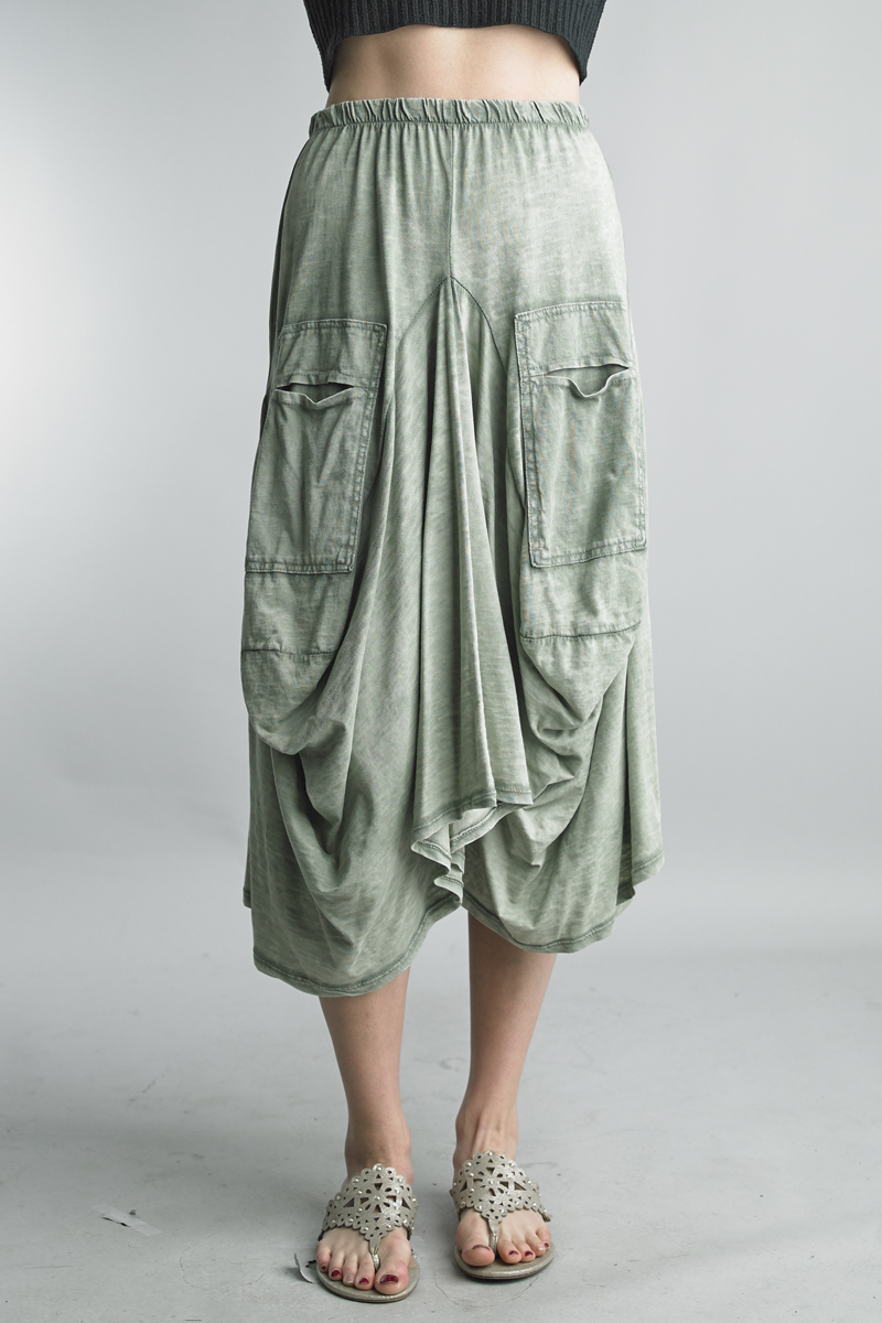 Tempo Paris Cotton Maxi Skirt